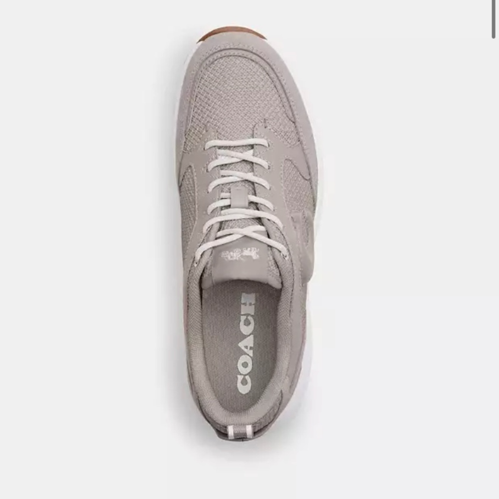 Brand new🩶Best Seller Coach Grey Birch Strider Sneaker - Picture 3 of 4